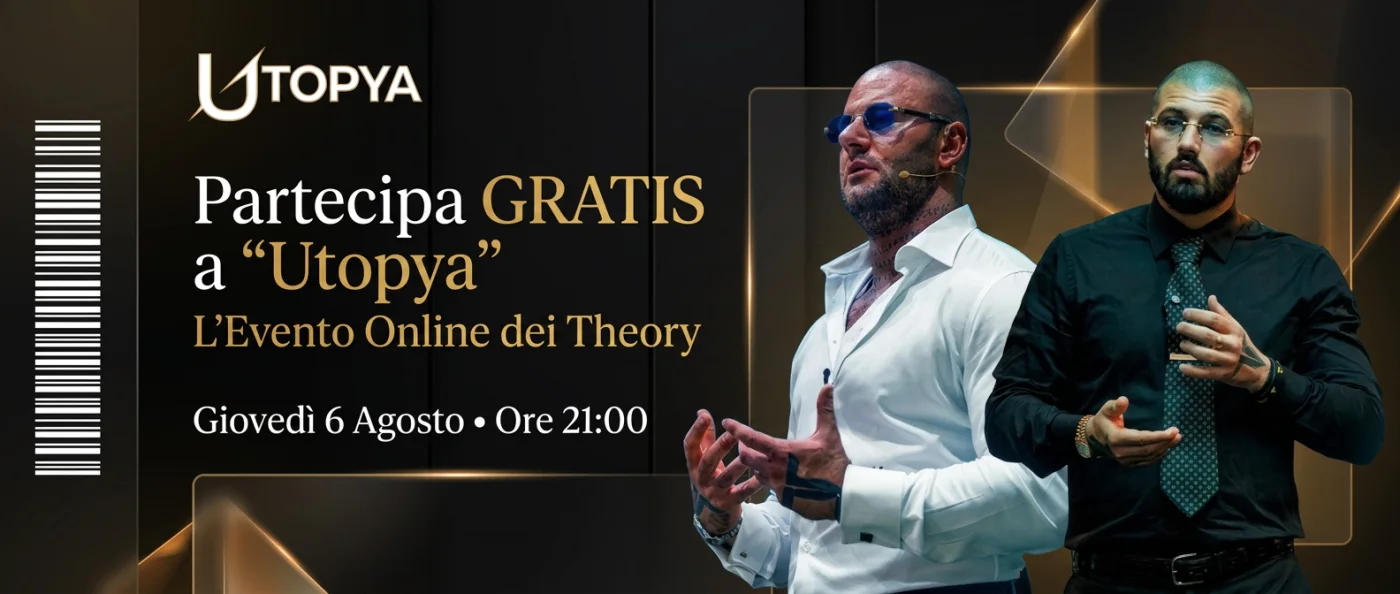 Biglietto Utopya - Evento Online, 6 Agosto ore 21:00